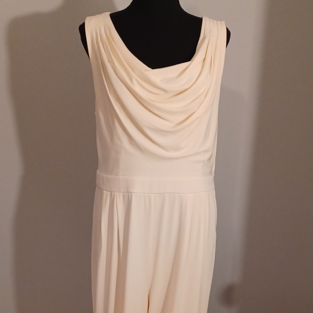 Elegant Cream Jumpsuit